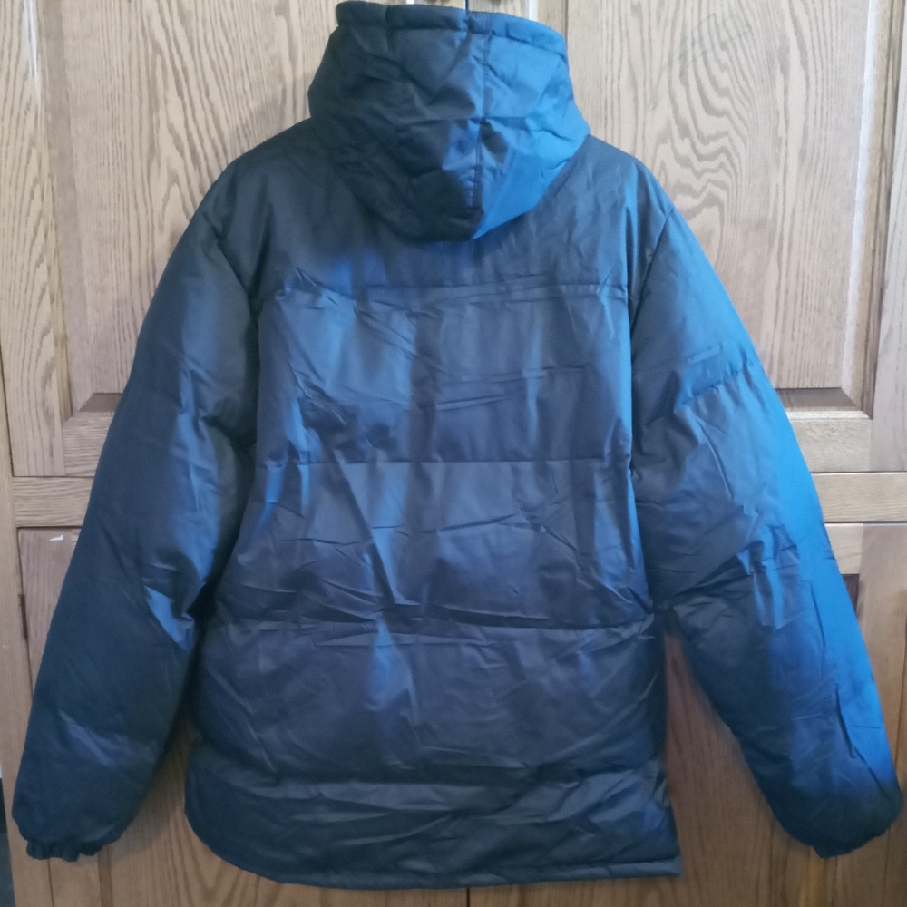 Fleece lined men's jacket removable hood L - Picture 3 of 12